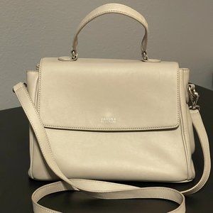 Gorgeous Brooks Brothers Genuine Leather Purse Lt Gray